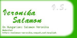 veronika salamon business card